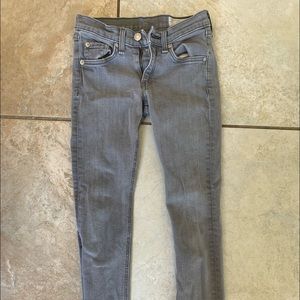Rag and Bone grey skinny jean